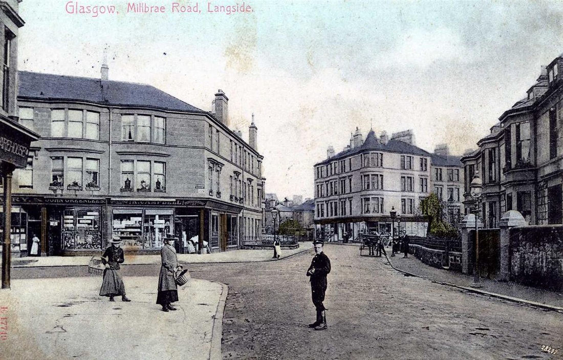 Millbrae Road, Glasgow. June 1906